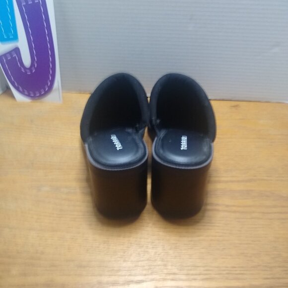 Torrid Women's Black Suede Platform Mules 10 ww - Picture 3 of 7